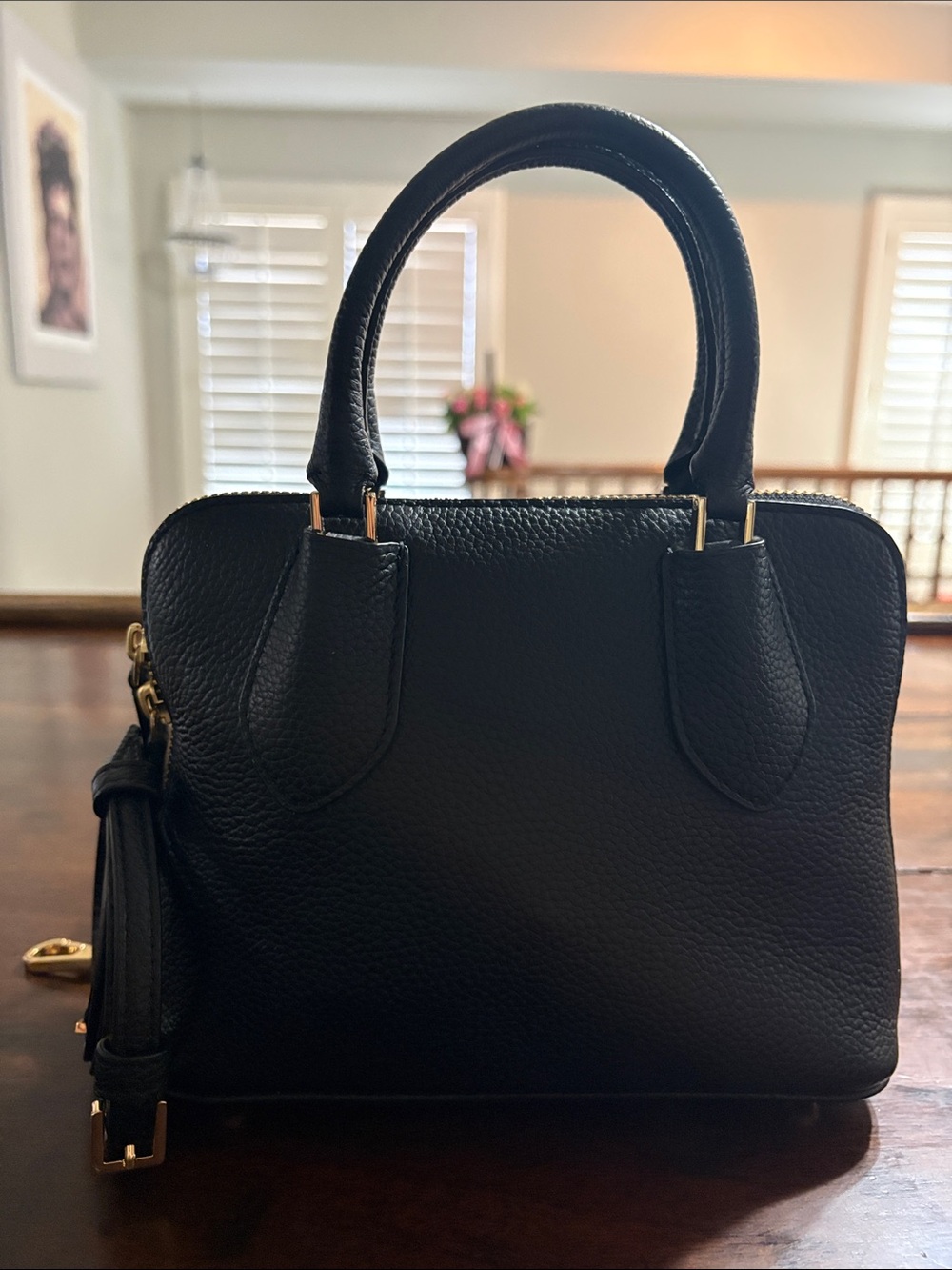 TORY BURCH Mini Swing Leather Satchel/Crossbody